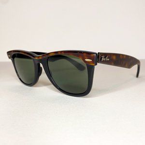 Rare Vintage B & L Ray-Ban Wayfarer Tortoiseshell Sunglasses